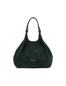 Bolso de piel - Hobo DUA Medium gasolina - GIANNI CHIARINI - FashionsVida