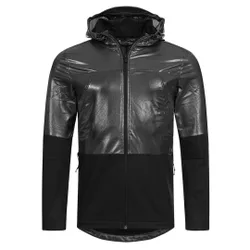 Unstoppable Mens Black Track Jacket Cotton - Size Small