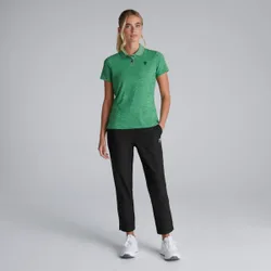 Manchester United x Womens Golf Ultimate365 Jacquard Polo Shirt Green XS