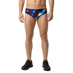Galaxy Fire Swimming Brief Black 4XL Men