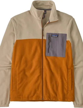 Polaire chaude et confortable - M's Micro D Patch Pocket Jkt Cinnamon Brown en Nylon - Taille M - Marron - Patagonia - FashionsVida