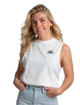 T-shirt Sans Manches True Peak White L - Duotone - FashionsVida