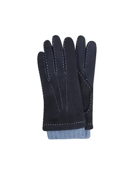 Guanti in pelle blu 8,5 - Tr-Handschuhe - FashionsVida