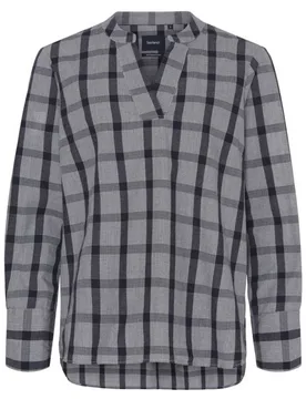 Lori Long Sleeve Shirt Navy Check XL Women - Sea Ranch - FashionsVida