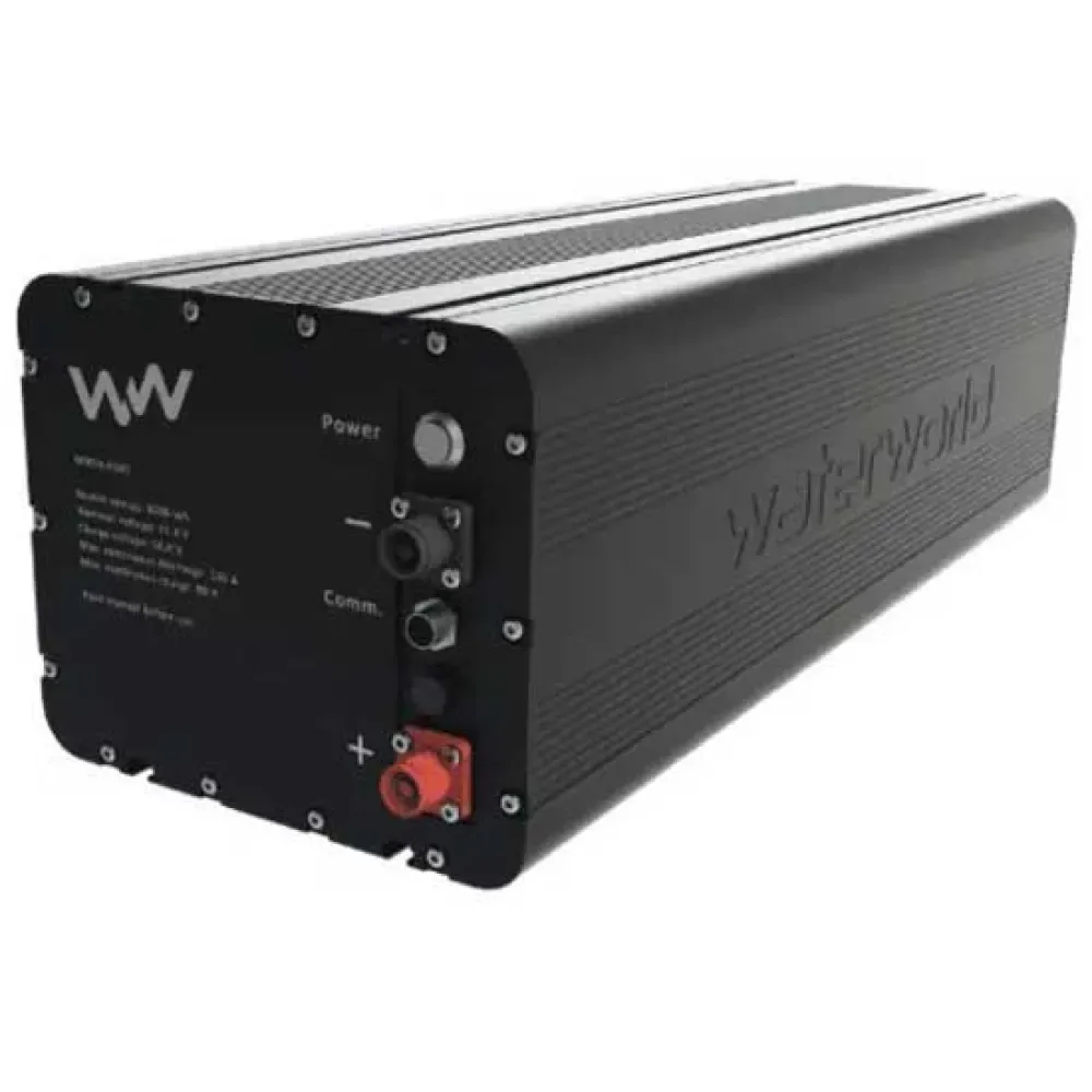Ferrophosphate Lithium Battery Ww Lfp 48v 6500w Black One Size unisex - Waterworld - FashionsVida