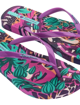 Womens Graffiti V Fem Lilac/green/pink - Purple - Ipanema - FashionsVida