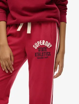 Superdry Damen Athletic Essentials Hockey Jogginghose Red - Größe: 44 - 64.99 - FashionsVida