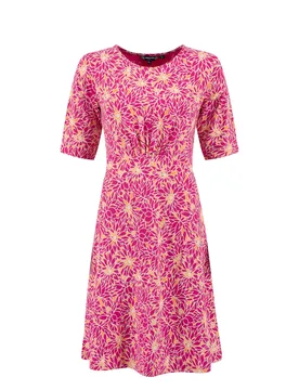 Weird Fish Cassandra Jersey Swing Dress Size 20 - offers all-offers offers womens-offers women women all-womens women dresses - Gerbera - FashionsVida