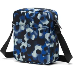 Bandolera hombre ecológica estampada de 2.6 l con cremallera y bolsillo interno