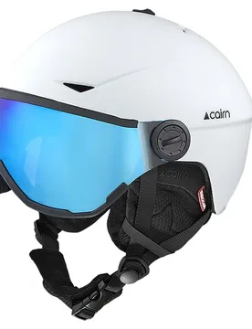 Casque Avec Visière Rise Ii Mat White 56-57 cm unisex - Cairn - FashionsVida