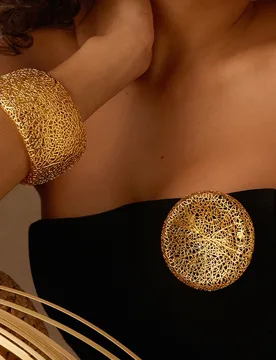 IVOG 3D Printed Round Pad Brooches For Women Luxury Unique Design Hollow Out Jewelry Wedding Party Gift - Aliexpress - FashionsVida