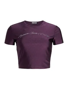 Camiseta Mujer Ciruela M,S,XS Mujer - Versace Jeans Couture - FashionsVida