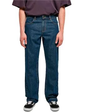 Jeans Open Edge Loose Fit Mid Indigo Washed 30 - Urban classics - FashionsVida