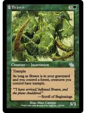 Brawn (foil) Judgment - Magic: The Gathering - FashionsVida