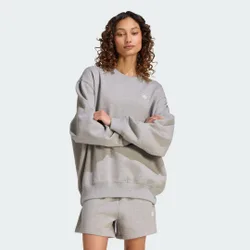 FELPA ESSENTIALS CREW LONG FLEECE OS XS Medium Grey Heather