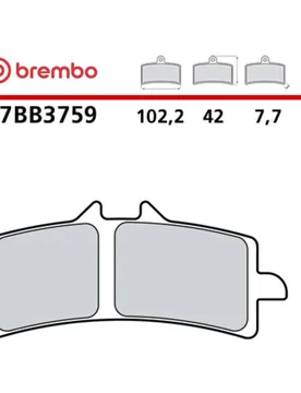 Pastiglie Freno Moto Originali Genuine Anteriori GENU taglia un - Brembo - FashionsVida