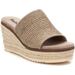 Sandalias con cuña de mujer con pala ancha