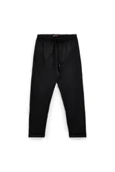 Pantaloni tuta neri con coulisse MAPK011W25 L