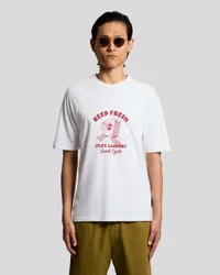 Men's Chest Graphic T-Shirt in White