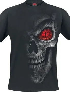 T-Shirt - Death Stare - S bis 4XL - für Männer - Größe XL - schwarz - Männer - male - Spiral - FashionsVida
