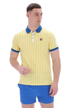 Popcorn BB1 Classic Vintage Striped Polo - XS - FILA - FashionsVida