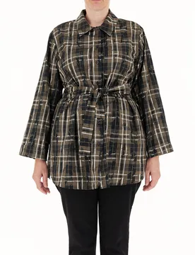 Giacca con colletto VERDE 25 - PERSONA by MARINA RINALDI - FashionsVida
