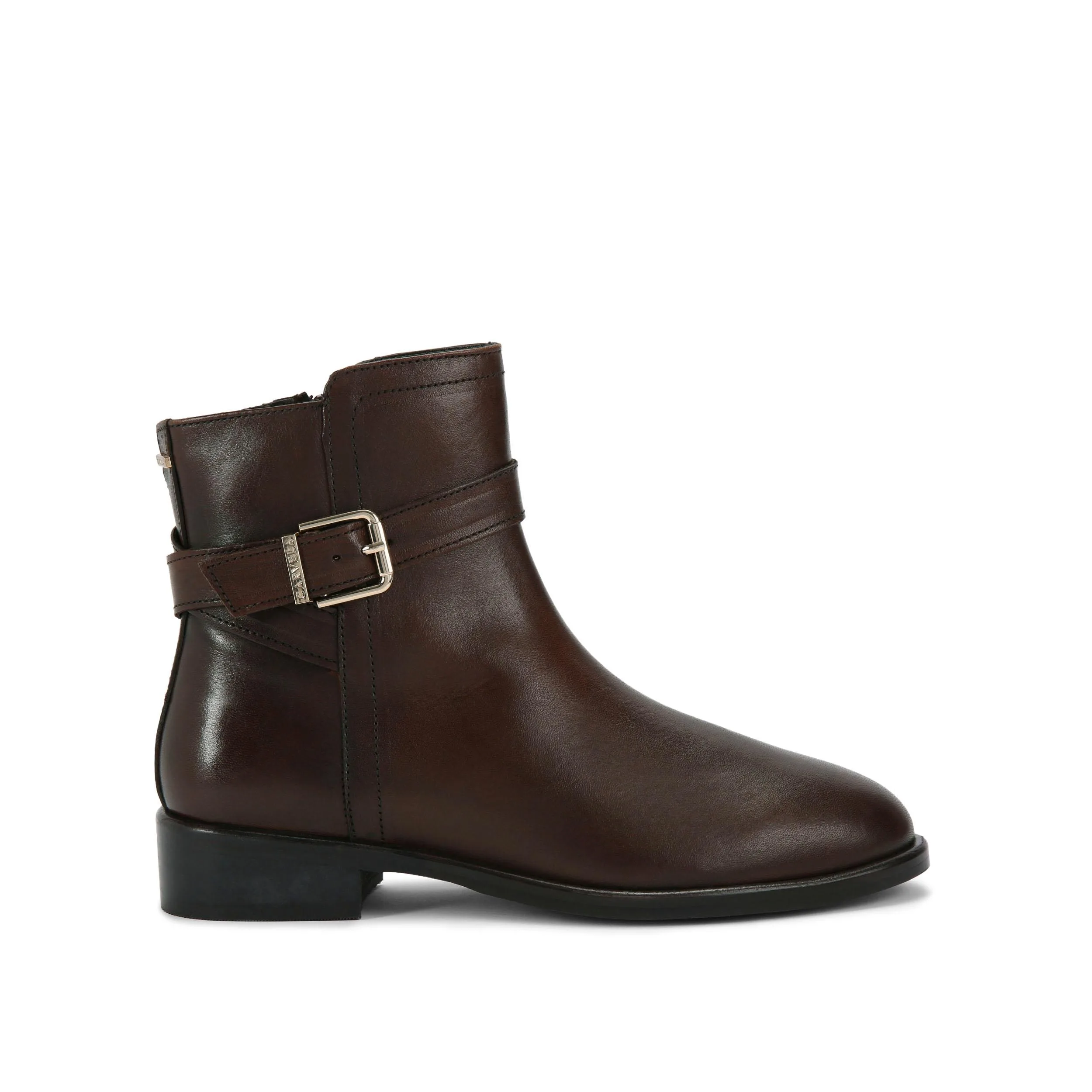 Womens Leather Pienza Ankle Boots - Brown - Size Uk 8 - Carvela - FashionsVida