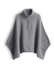 Someday Cape - Poncho BRIALO gris