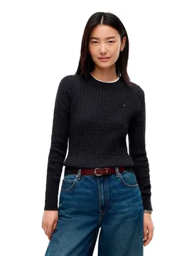Maglione Ww0ww993 Dark Grey Heather S - Tommy hilfiger - FashionsVida