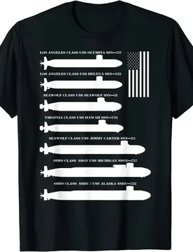 American Nuclear Submarines Silhouettes USA Flag Men T-Shirt Short Sleeve Casual Cotton O-Neck Summer Shirt - Aliexpress - FashionsVida