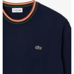 Jersey de hombre de punto de algodón de rayas