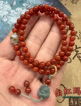 Southern Red Agate Double- Ethnic Vintage Multi-Circle Bracelet for Women, Hanfu National Style Jewelry, Natural Cry - Aliexpress - FashionsVida