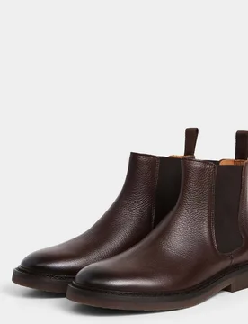 Botas de hombre chelsea de piel elsted - Hackett - FashionsVida