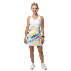 Pro Sleeveless Dress White / Apricot L