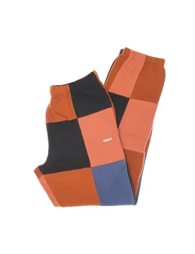 Pantalone Tuta Felpato Uomo Mosaic Sweatpant Ginger Multi - OBEY - FashionsVida