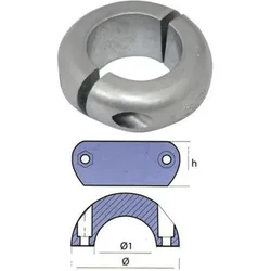 Flat Collar Anode Grey 140 mm unisex