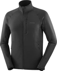 Leichtes Stretch-Fleece – Herren – Sntial Lightwarm FZ M Sntial Lightwarm FZ M Deep Black für Herren Größe S schwarz