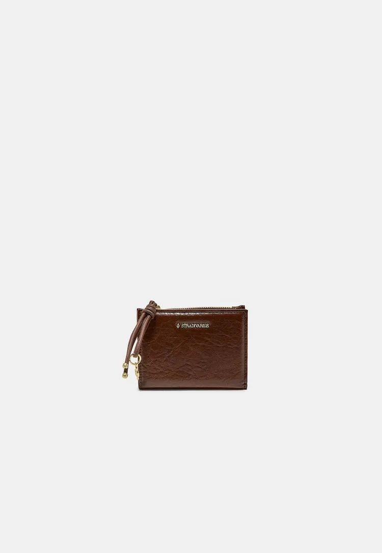 Geldbörse mit Zuglasche Braun OS - Stradivarius - FashionsVida