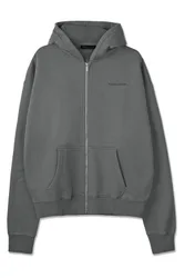 Kapuzenjacke - LOGO OVERSIZED SWEAT JACKET - M bis XL - für Männer - Größe L - grau - Männer - male