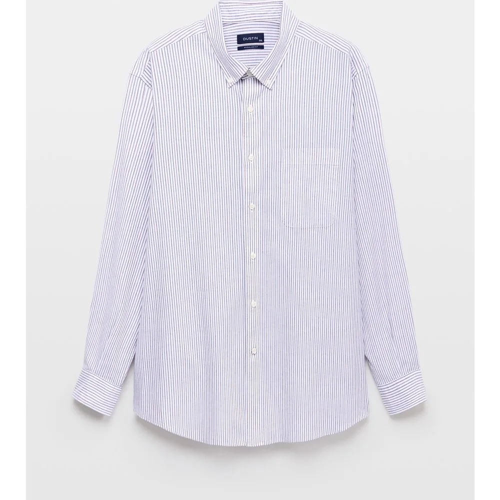 Camisa oxford stretch de rayas classic fit - Dustin - FashionsVida