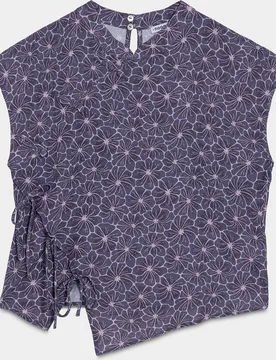 Top sin mangas de mujer estampado flores - Noon - FashionsVida