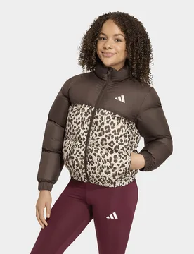 Womens GIACCA IN PIUMINO SINTETICO CON STAMPA ALLOVER - Marrone, marrone marrone Bambino taglia 9-10Y - Adidas - FashionsVida