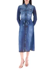 Abito chemisier denim BLU 44
