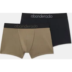 Pack de dos bóxers fibra de bambú natural comfort