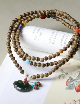 Butterwood multi-loop , Chinese-style bracelet and necklace with Hetian jade Ruyi lock - Aliexpress - FashionsVida