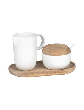 DINING Pot à lait pour petit-déjeuner avec petite boîte blanc - Raeder - FashionsVida
