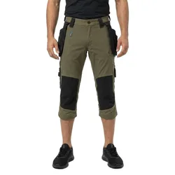 Pantalon 3/4 Advanced 17049 Hanging Pockets Moss Green 46