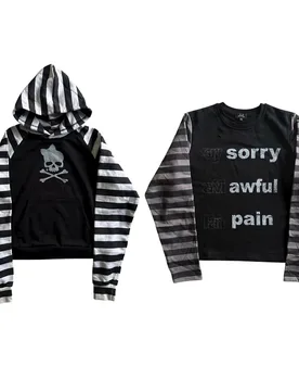 Autumn and Winter Personalized Double Hat Design Fashion Trend Hoodie Zipper cardigan Casual Coat Y2K - Aliexpress - FashionsVida