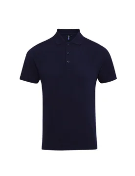 Mens Coolchecker Plus Pique Polo With Coolplus (Navy) - Size X-Large - Premier - FashionsVida