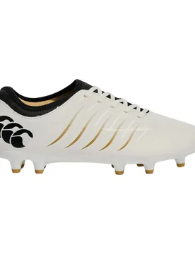 Mens Unisex Adult Phoenix 2.0 Team Firm Ground Rugby Boots (Snow White) - Size Uk 8 - Canterbury - FashionsVida